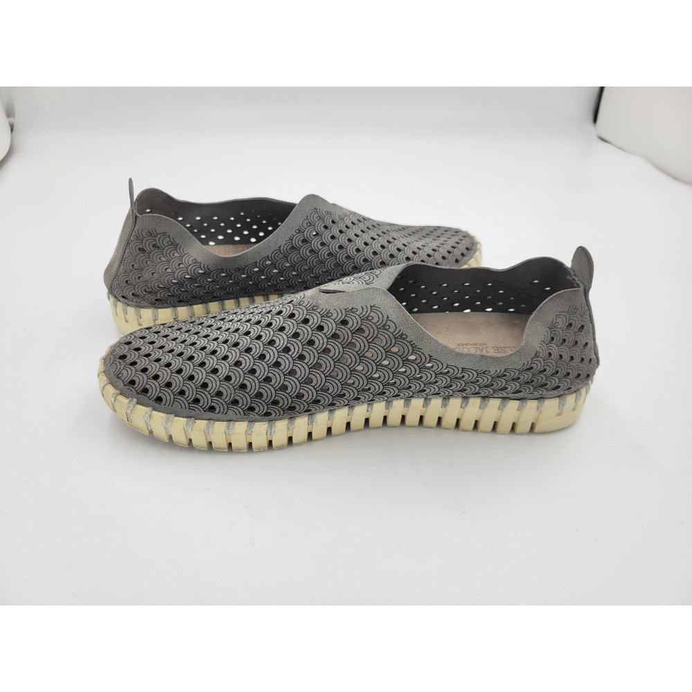 Ilse Jacobsen Women's Tulip Grey Slip On Comfort Loafer Sneakers Sz 39 See Chart - Picture 6 of 11
